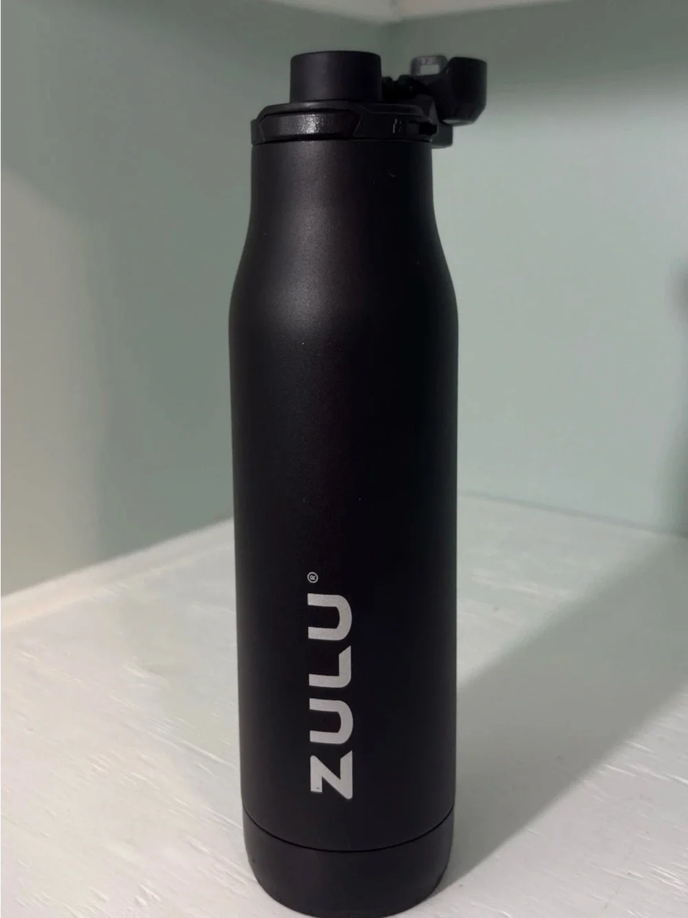 Zulu Vacuum Insulated Stainless Steel Water Bottle Easy Clean Removable Bottom
